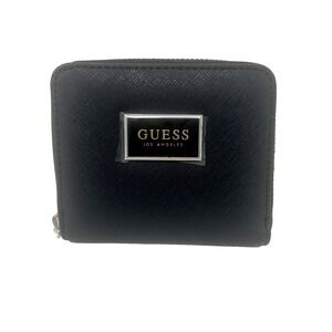 GUESS Factory Women's Abree Medium Saffiano Zip-Around Wallet